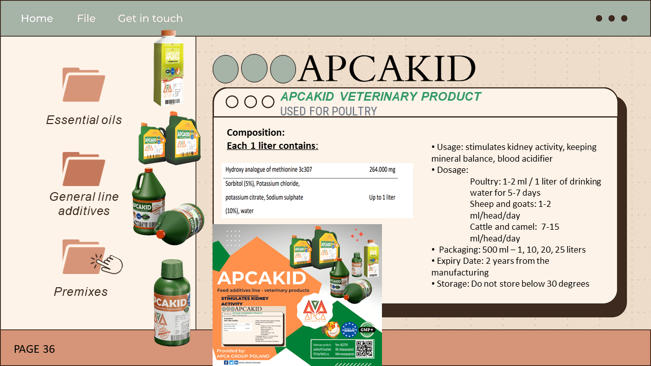 apca group poland -- export veterinary products -- apcakid