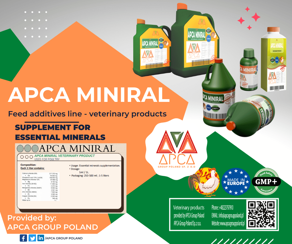 apca group poland -- export veterinary products -- apca miniral